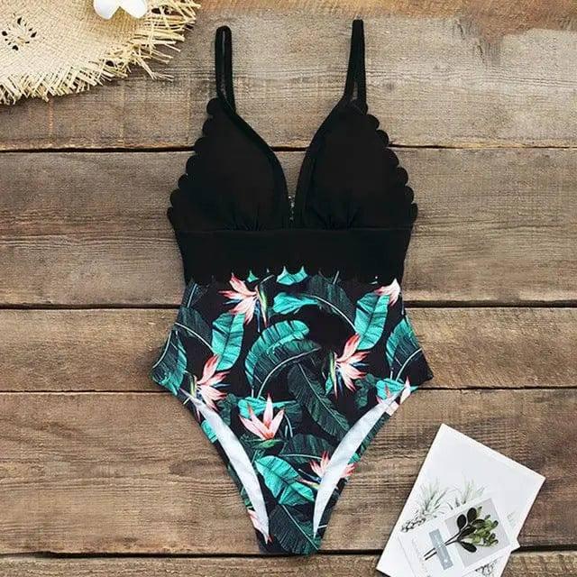 Women swimwear Swimsuit Bikini Sexy Plus Size OnePiece-G-9